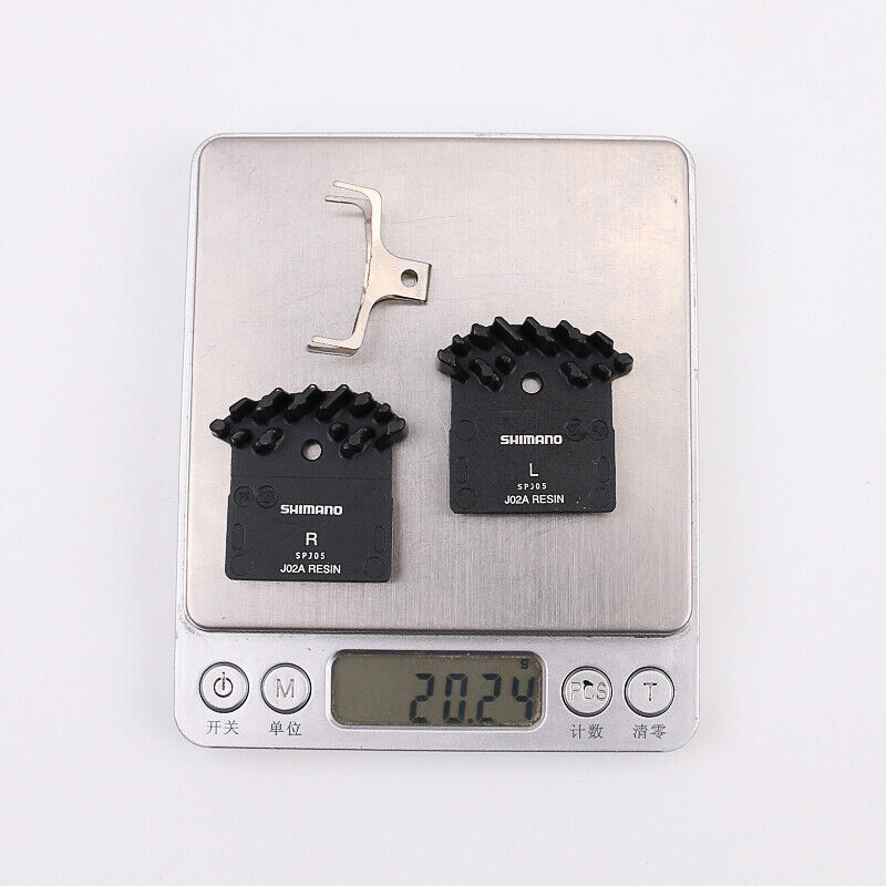 Shimano J02A Resin Cooling Fin Ice Tech Disc Brake Pads SLX Deore XT XTR US - Fresh Stock Dated February 2026