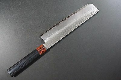 Japanese SETO ISEYA Hammered Damascus VG10 Nakiri Kitchen Knife 180mm Japan I-6 - Fresh Stock Dated December 2025