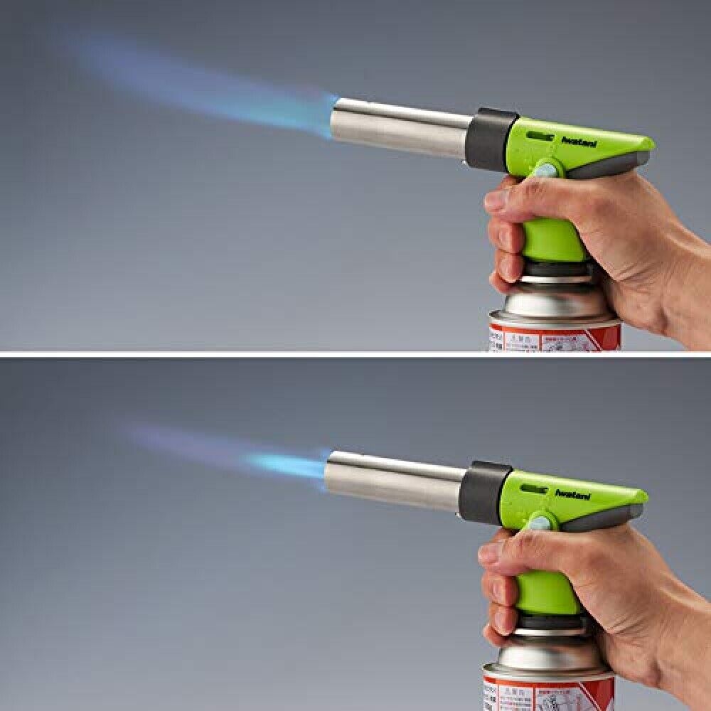 Iwatani Cassette Gas Cooking Torch Burner CB-TC-CKGR  Green - Fresh Stock Dated February 2026