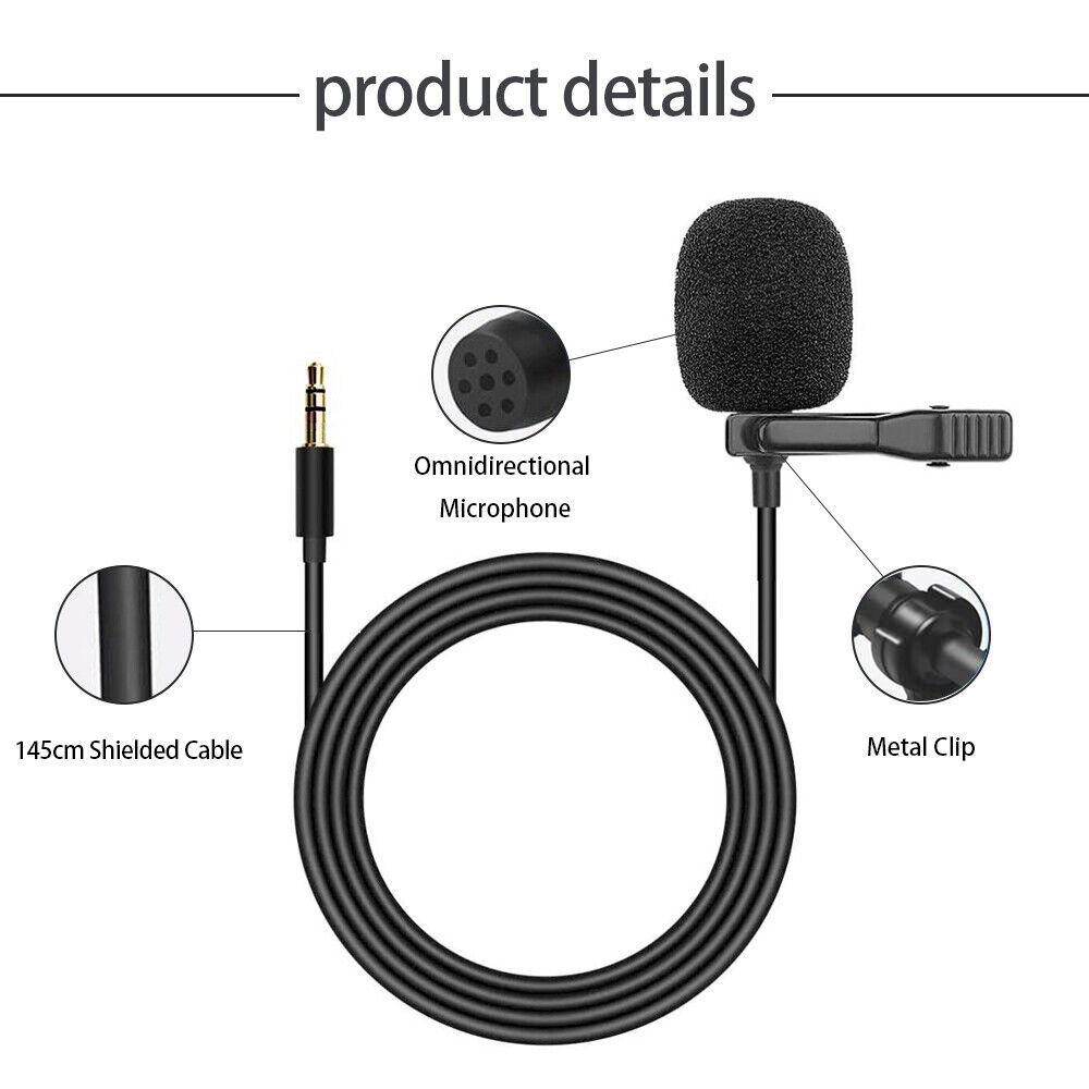 Car Radio Stereo 3.5mm GPS Microphone DVD Bluetooth Enabled Audio External Mic - Fresh Stock Dated February 2026