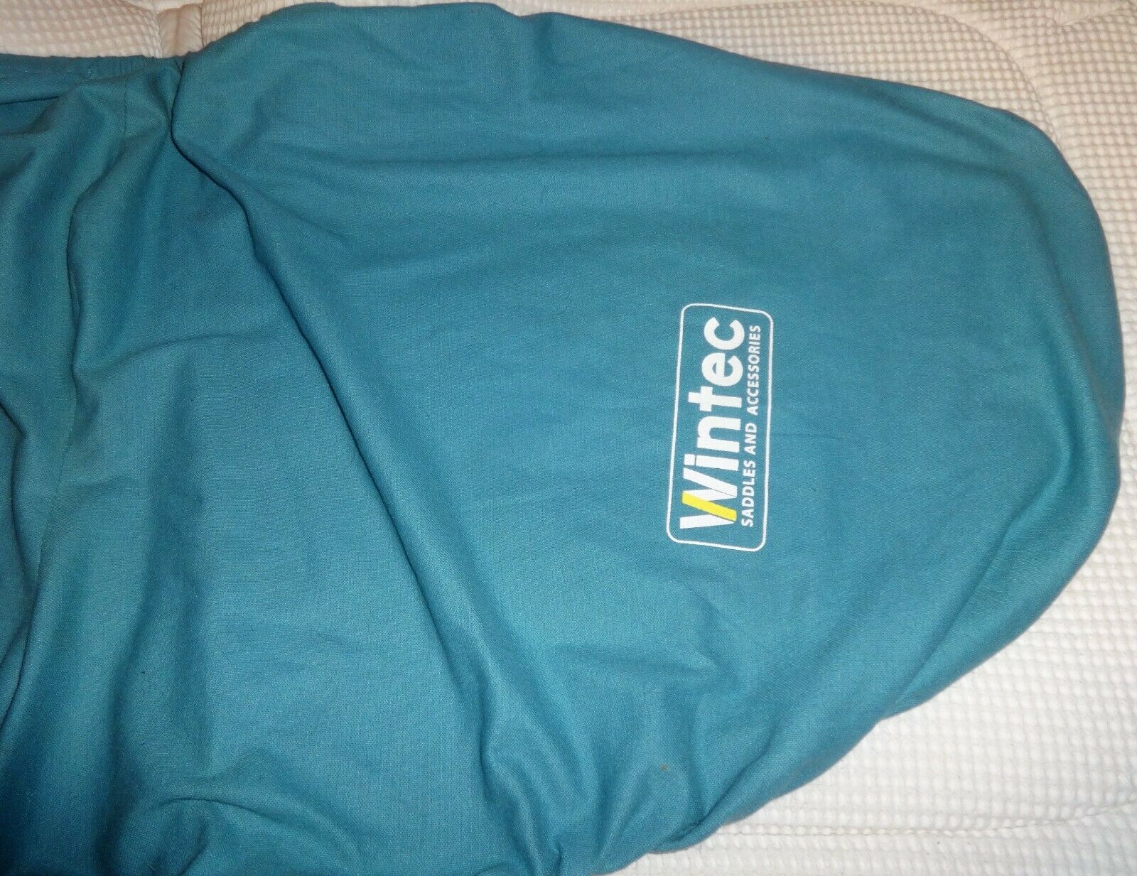 WINTEC English Saddle Cover - BLUE - Cotton Material - NICE! - Fresh Stock Dated December 2025