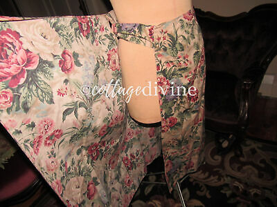 Cottage Roses Polo Ralph Lauren Floral Vtg Wrap Skirt, made in USA - Fresh Stock Dated February 2026