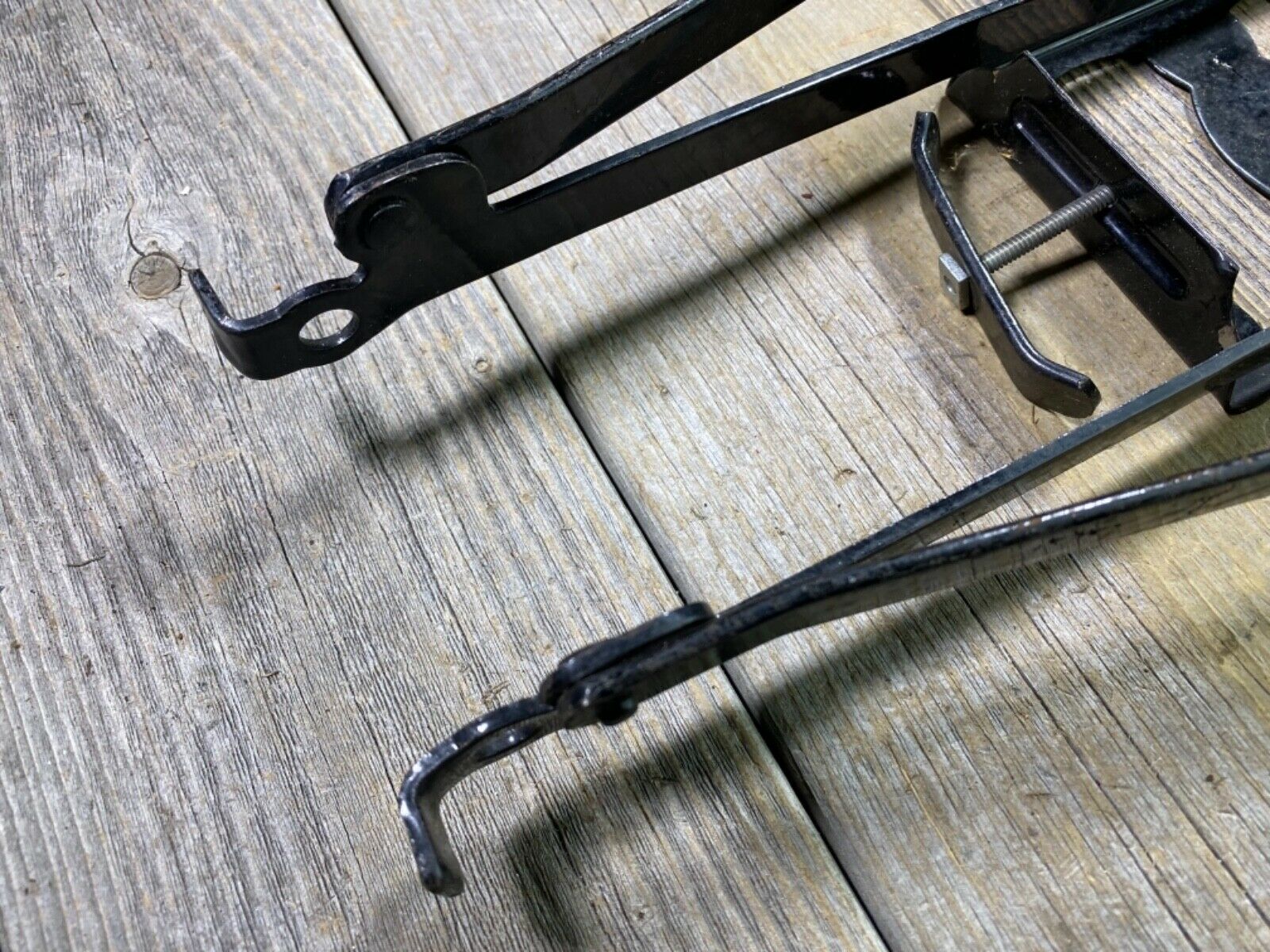 VINTAGE ANTIQUE BIKE BICYCLE REAR RACK LUGGAGE RACK BAGGAGE RACK BLACK STEEL - Fresh Stock Dated December 2025