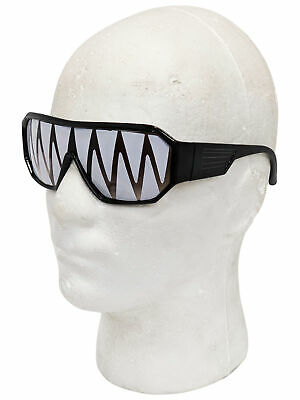 Macho Man Black Shark Teeth Sunglasses Randy Savage Costume Wrestler Party WWF - Fresh Stock Dated December 2025