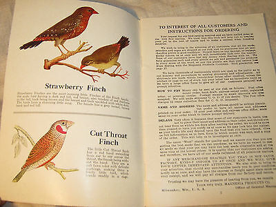 Vintage 1925 CANARY Book CANARIES FOR PLEASURE Bird Raising MAGNESIA Catalog VGC - Fresh Stock Dated December 2025