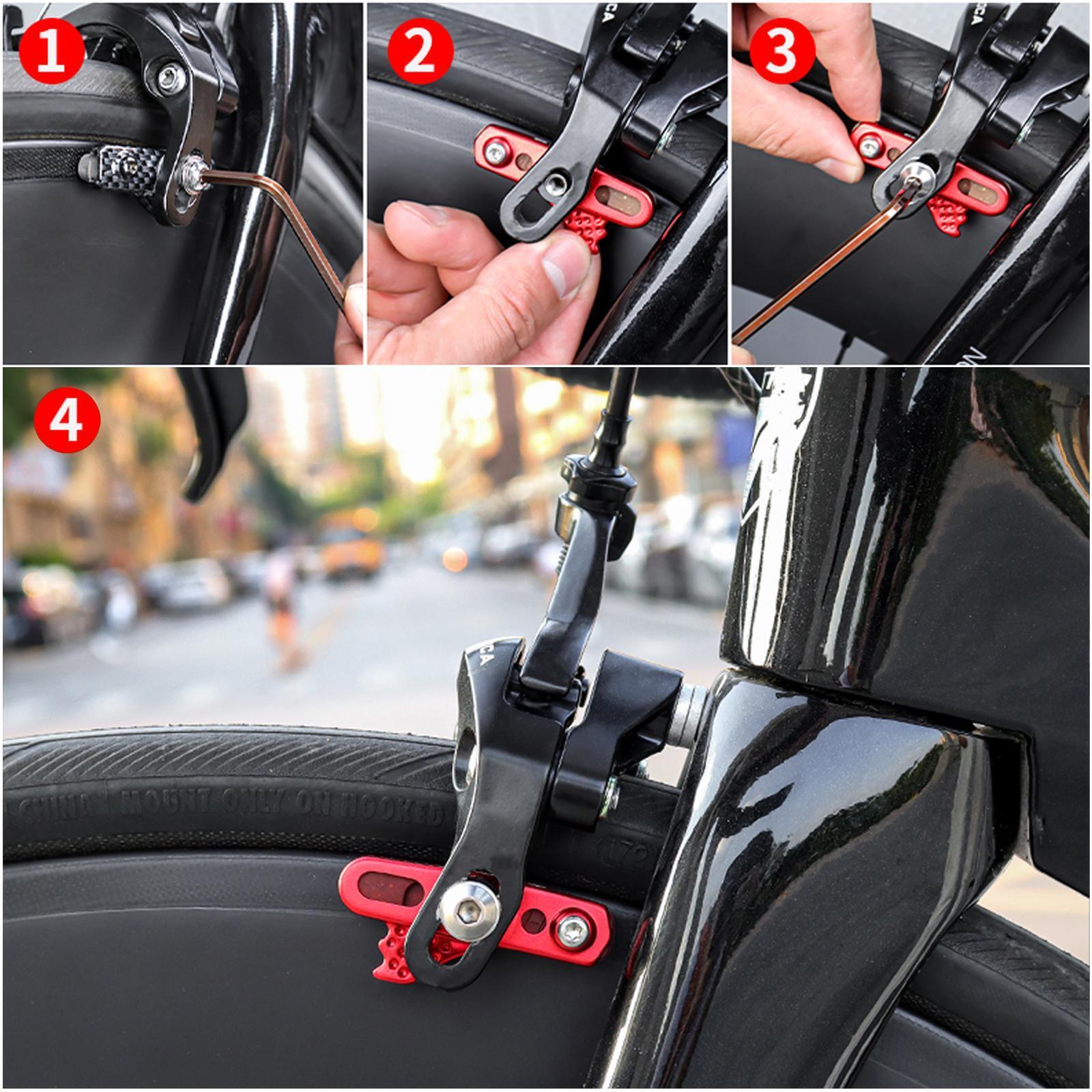 Bicycle 51.7x12MM Durable Carbon Fiber Rim Brake Block Drawer Clip Brake P 1K9B - Fresh Stock Dated February 2026