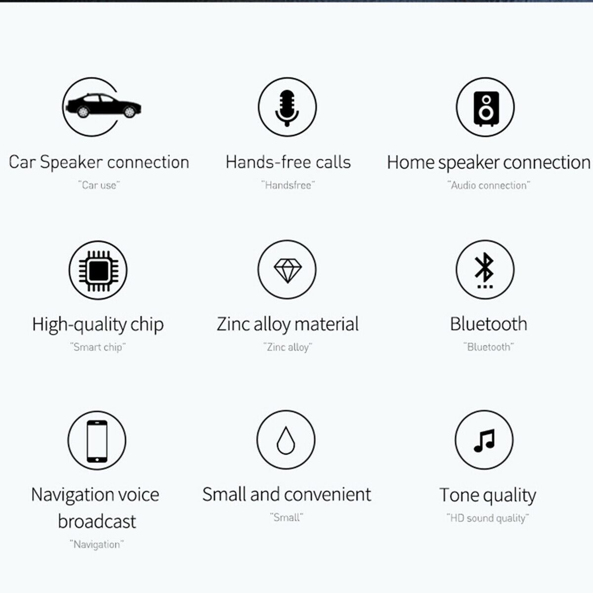 Bluetooth Wireless USB 3.5mm AUX Audio Adapter Cable Stereo Home Car Receiver - Fresh Stock Dated December 2025