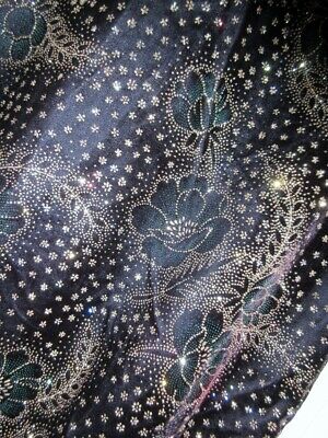 VTG Scott McClintock 10 Velvet Skirt Sparkle Floral Glittery Cocktail Party NWT - Fresh Stock Dated March 2026