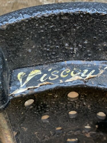 USED BLACK VISCOUNT AERO Hard Shell SADDLE with Seat Post; OLD SCHOOL BMX - Fresh Stock Dated December 2025