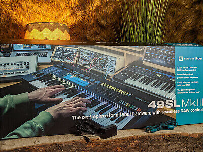 Novation	49SL MkIII 49-key Keyboard Controller with Sequencer - Fresh Stock Dated February 2026