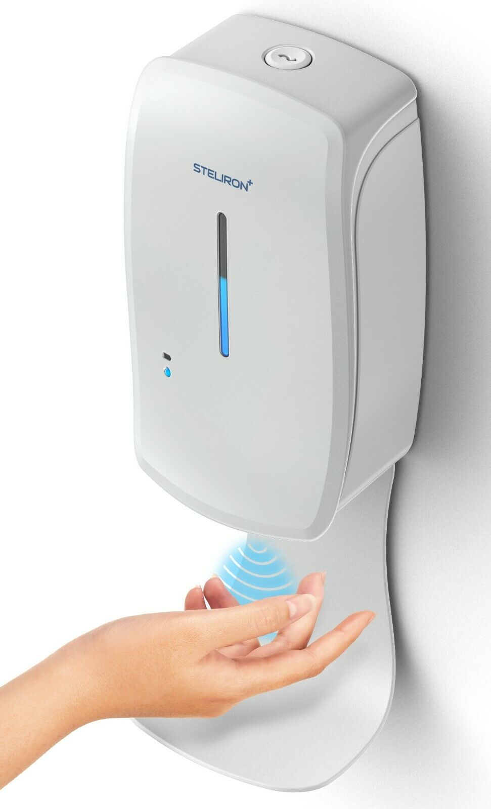 Automatic Hand Sanitizer Dispenser Floor Stand Touchless Station Liquid Alcohol - Fresh Stock Dated February 2026