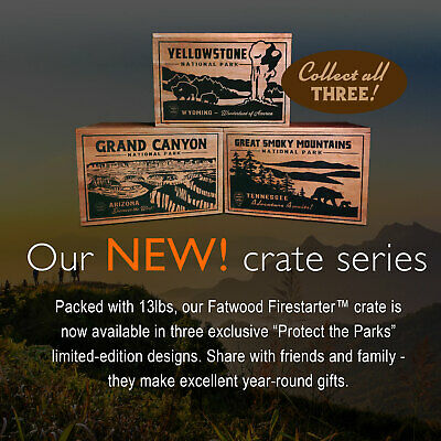 Better Wood Products Protect the Parks Fatwood Firestarter Sticks, Grand Canyon - Fresh Stock Dated December 2025