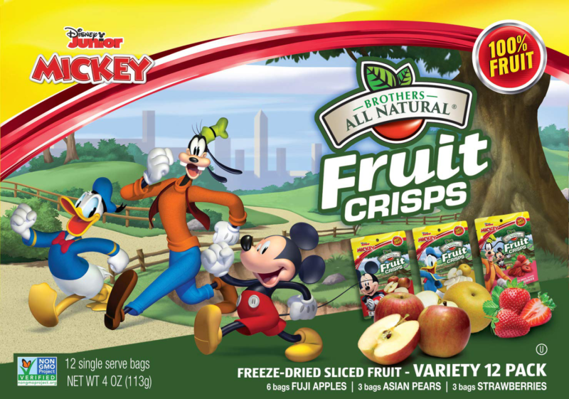 Brothers-ALL-Natural Fruit Crisps, Mickey Mouse Clubhouse Variety, 0.35 Ounce (P - Fresh Stock Dated February 2026