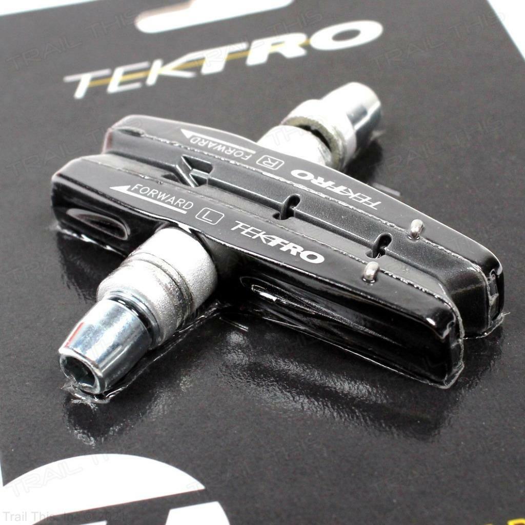 Tektro MTB High Performance 877.12 Linear-Pull Brake Shoes & Cartridge Bike Pads - Fresh Stock Dated March 2026