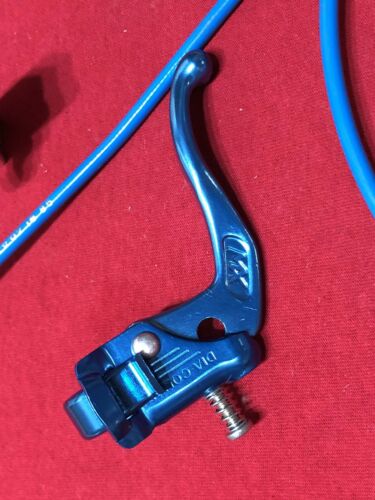 NOS BLUE FRONT DIA COMPE 880 BRAKE WITH DATED CABLE TECH 4 LEVER OLD SCHOOL BMX - Fresh Stock Dated December 2025