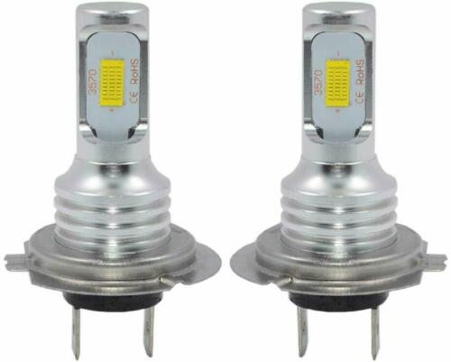 2x H7 Motorcycle LED Headlight Bulb Kit High/Low Beam 30W 3600LM 6000K White CSP - Fresh Stock Dated February 2026