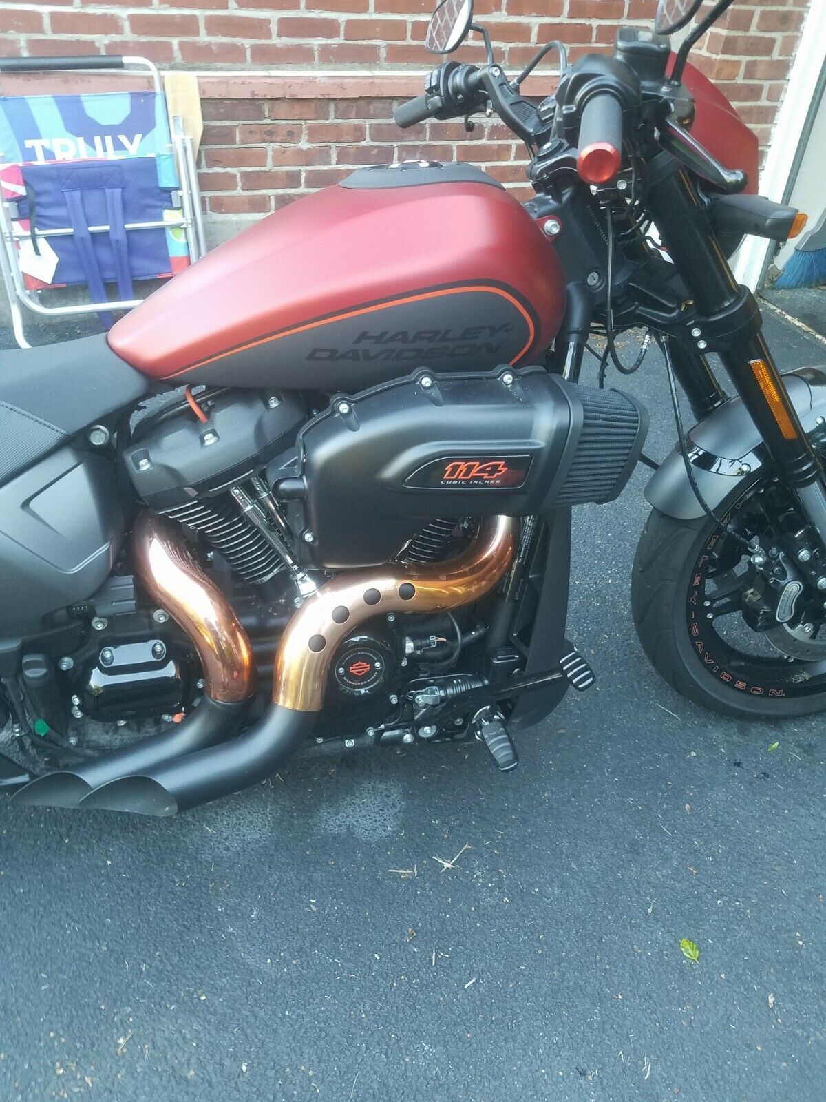 🏍  BLOW EXHAUST FOR HARLEY M 8 COMPLETE - Fresh Stock Dated February 2026