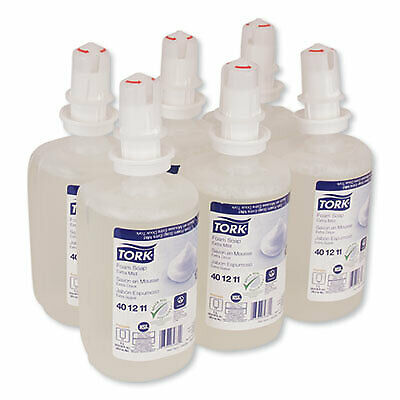Tork Premium Extra Mild Foam Soap, Unscented, 1 L, 6/Carton 401211 401211  - 1 - Fresh Stock Dated February 2026