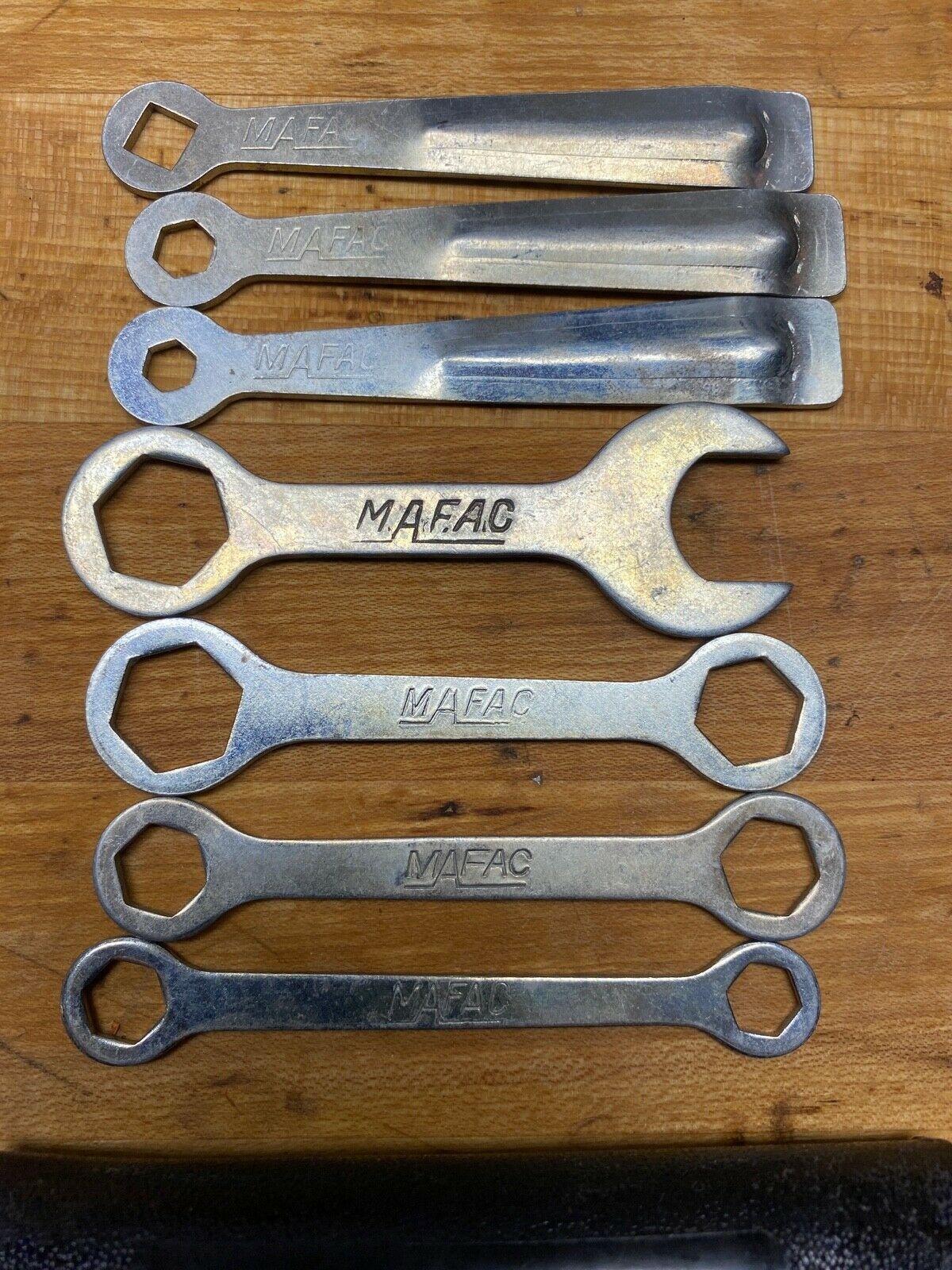 Vintage Antique Bicycle MAFAC Tool Wrench Set & Bag - Fresh Stock Dated December 2025