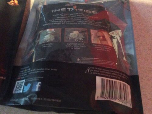 New Insta-Fire Fire Starter INS02 6 PACKS TOTAL! Fast usa shipping - Fresh Stock Dated December 2025