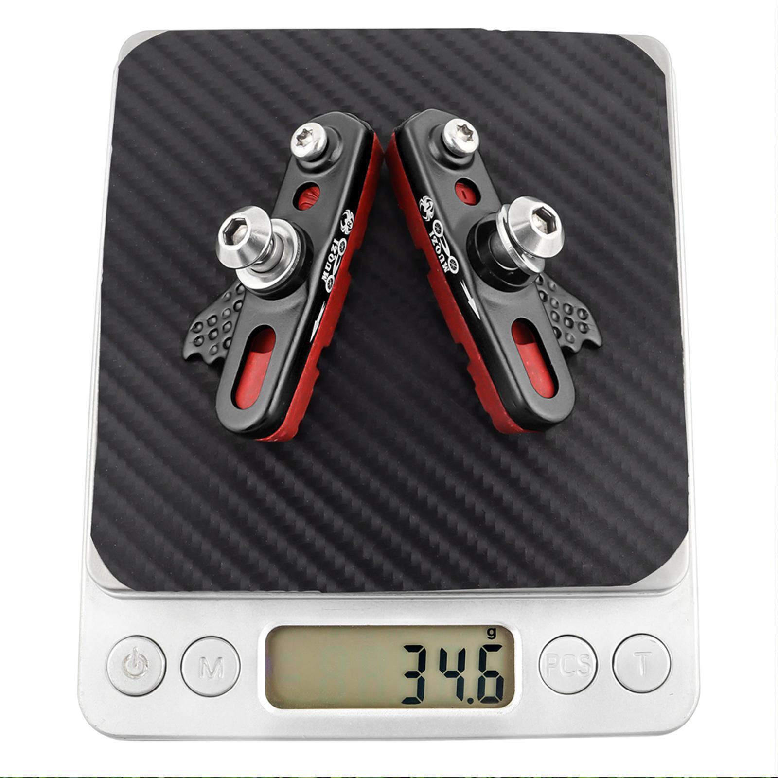 Bicycle 51.7x12MM Durable Carbon Fiber Rim Brake Block Drawer Clip Brake P 1K9B - Fresh Stock Dated February 2026