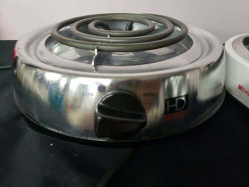 Hd Designs Everyday Living Hot Plate Cooker Burner Used Tested Working Great - Fresh Stock Dated December 2025