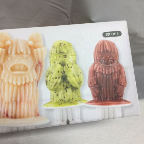 New In Box Tovolo Yeti Pop Molds Set Of 4 Silicone Sleeves & 4 Pop Handles. - Fresh Stock Dated February 2026