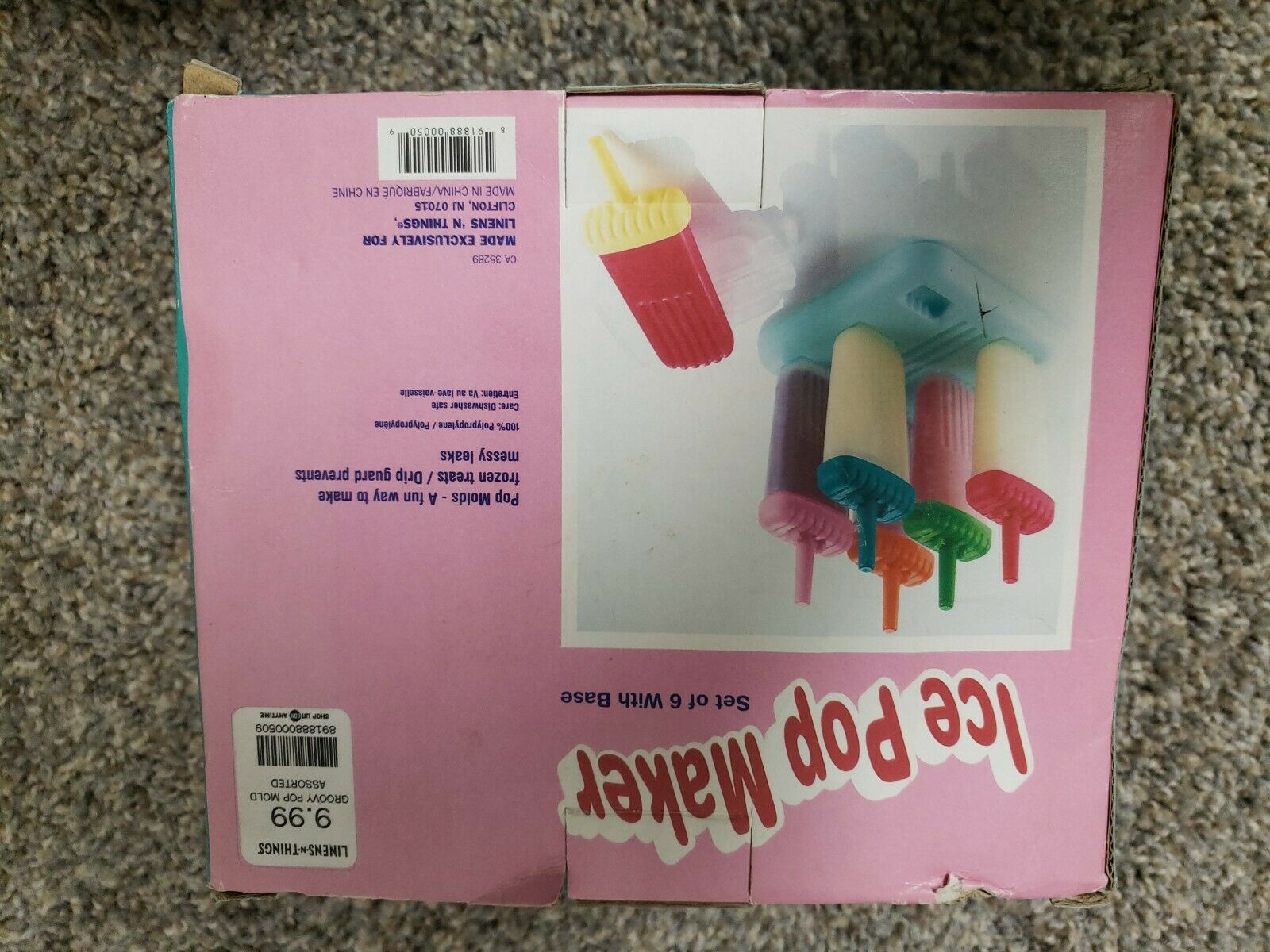 Ice Pop Maker Popsicle Mold Set with Tray & Drip Guard Pack of 6 - Fresh Stock Dated February 2026