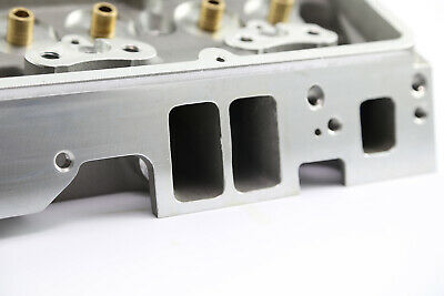 Chevy SBC 350 190cc 64cc Straight Plug Bare Aluminum Cylinder Head - Fresh Stock Dated February 2026