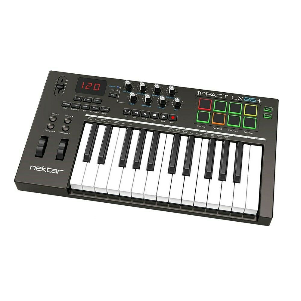Nektar Impact LX25+ USB MIDI Controller BONUS PAK - Fresh Stock Dated February 2026