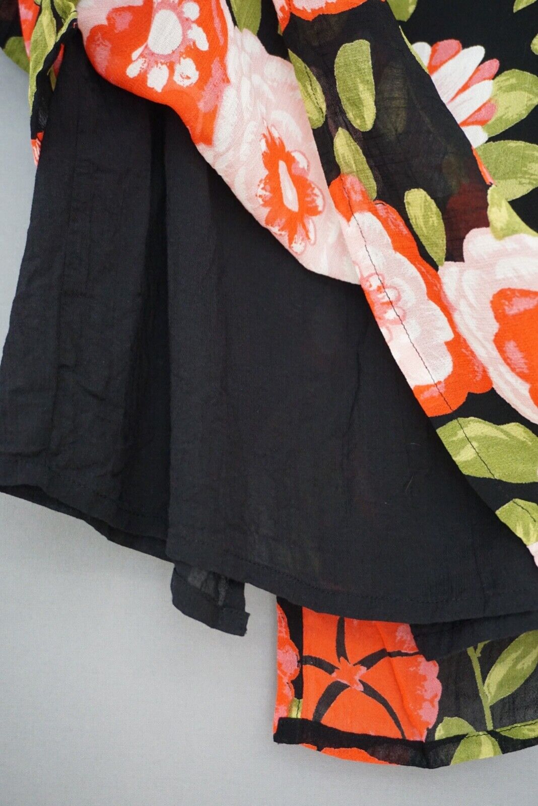 EXC! 90s Susina Crepe Rayon Layered Floral Skirt Med - Fresh Stock Dated March 2026