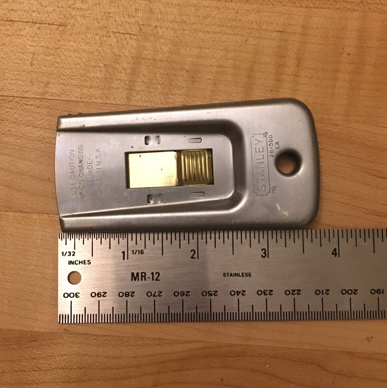 Vintage Stanley Scraper Blade 28-500 Made In The USA. - Fresh Stock Dated February 2026