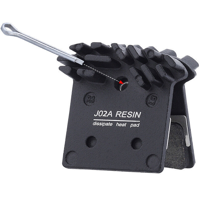 Shimano J02A Resin Disc Brake Pad ICE-TECH with Fin fit XT Mountain Bike Caliper - Fresh Stock Dated February 2026