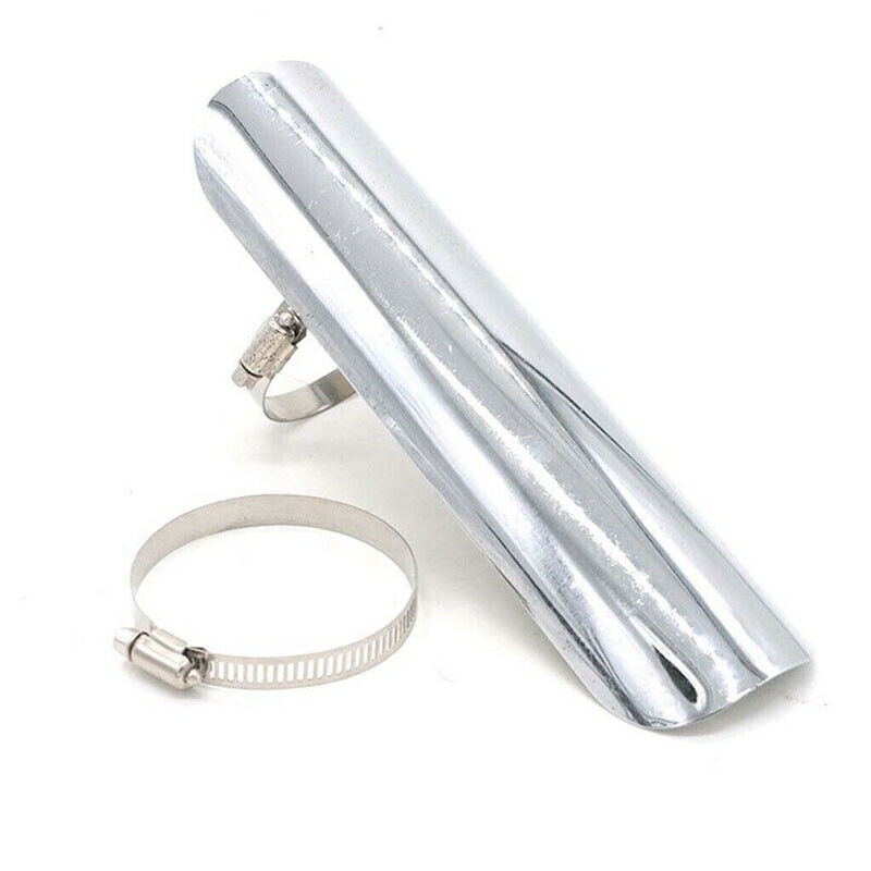 Chrome Fit for Harley Exhaust Muffler Pipe Heat Shield Cover Protect Motorcycle - Fresh Stock Dated February 2026
