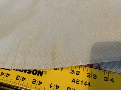 Vintage 1950s Blue A-Line Cotton Full Skirt Sz 4 Diamond Side Pockets Waist 25 - Fresh Stock Dated March 2026