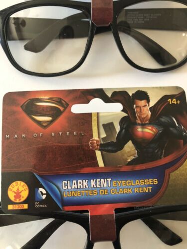 DC Comics Man Of Steel  Clark Kent - Superman Glasses - Comic Con Costume - NEW - Fresh Stock Dated February 2026