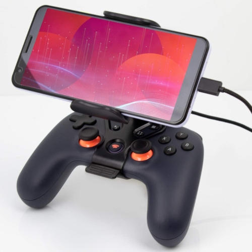 Orzly Phone Mount Clip for use with Google Stadia Controller - Fresh Stock Dated December 2025