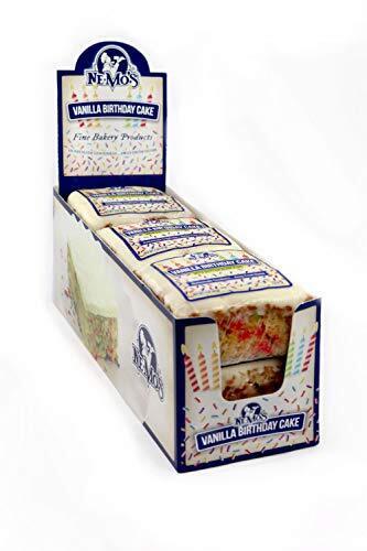 Ne-Mo's Bakery Birthday Cake Squares - 36 Pack - Fresh Stock Dated February 2026
