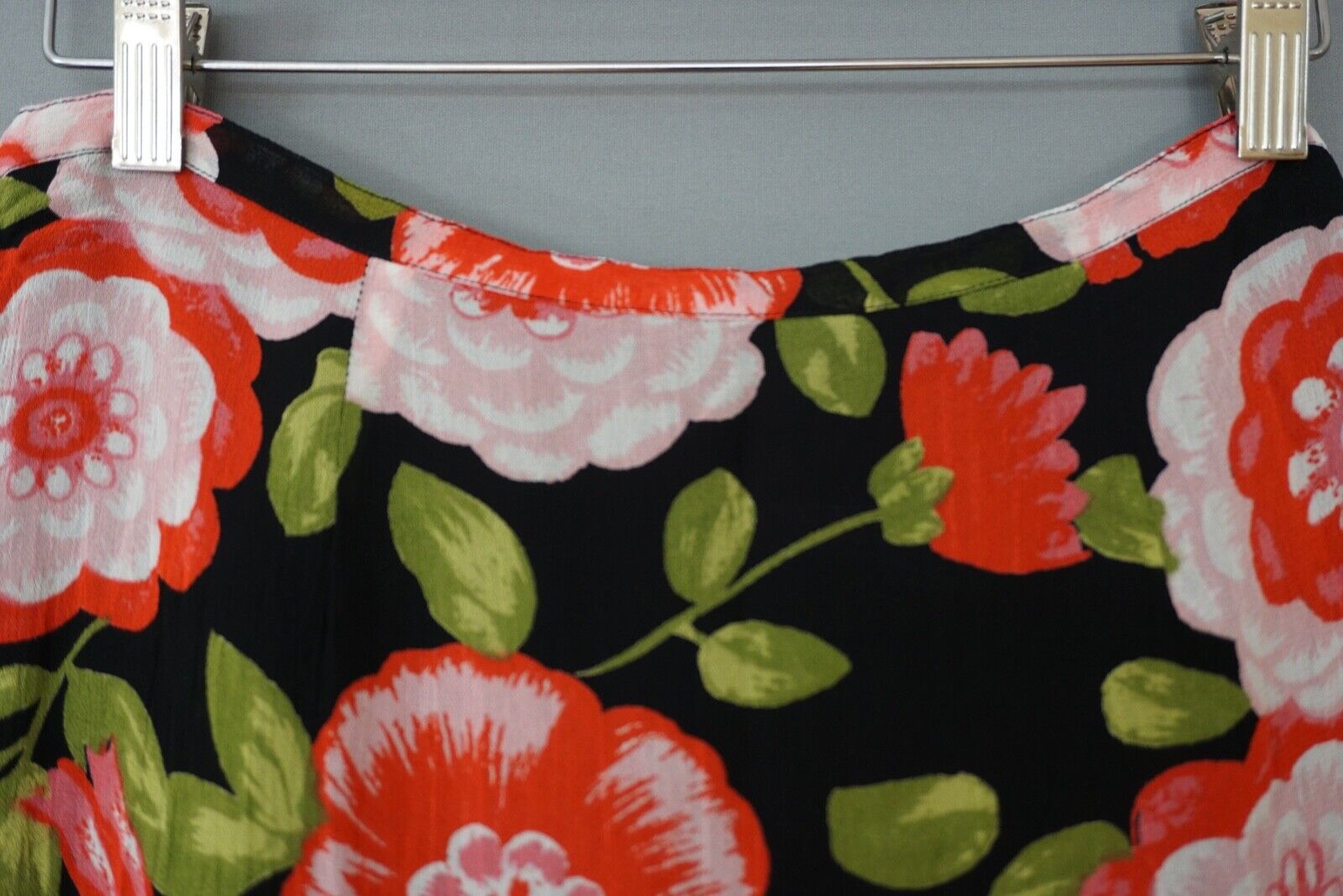 EXC! 90s Susina Crepe Rayon Layered Floral Skirt Med - Fresh Stock Dated March 2026