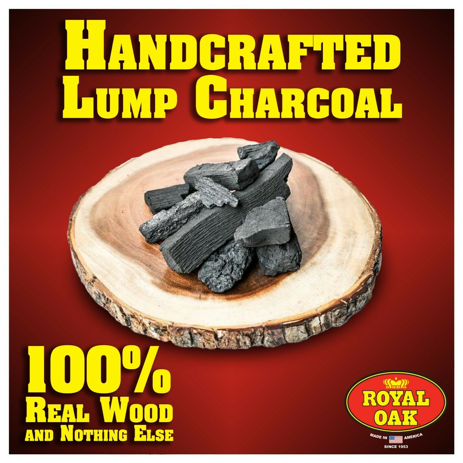 Royal Oak Lump Charcoal,15.4 lbs, Premium Quality All Natural Hardwood Charcoal - Fresh Stock Dated December 2025