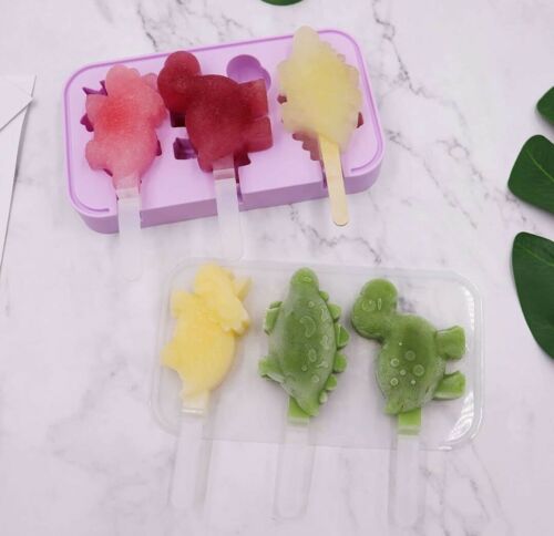 VTOSEN 2 Pack Silicone Popsicle Molds,3 dinosaur and 3 marine animal models.. - Fresh Stock Dated February 2026