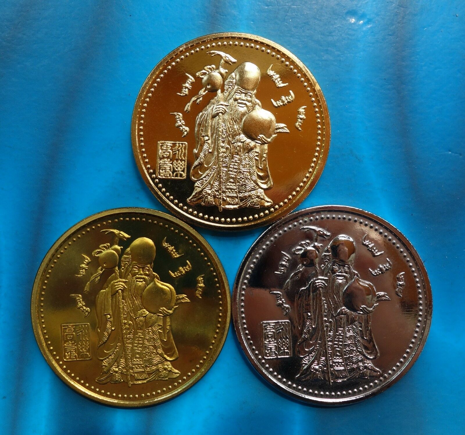 A set of China medal God of Longevity of Industrial & Commercial Bank of China - Fresh Stock Dated February 2026