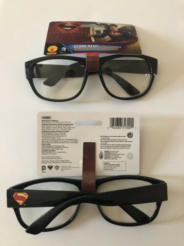DC Comics Man Of Steel  Clark Kent - Superman Glasses - Comic Con Costume - NEW - Fresh Stock Dated February 2026