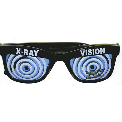 X-Ray Vision Glasses (Choose Your Color) Red Blue Yellow Specs Wayfarer Adult - Fresh Stock Dated February 2026