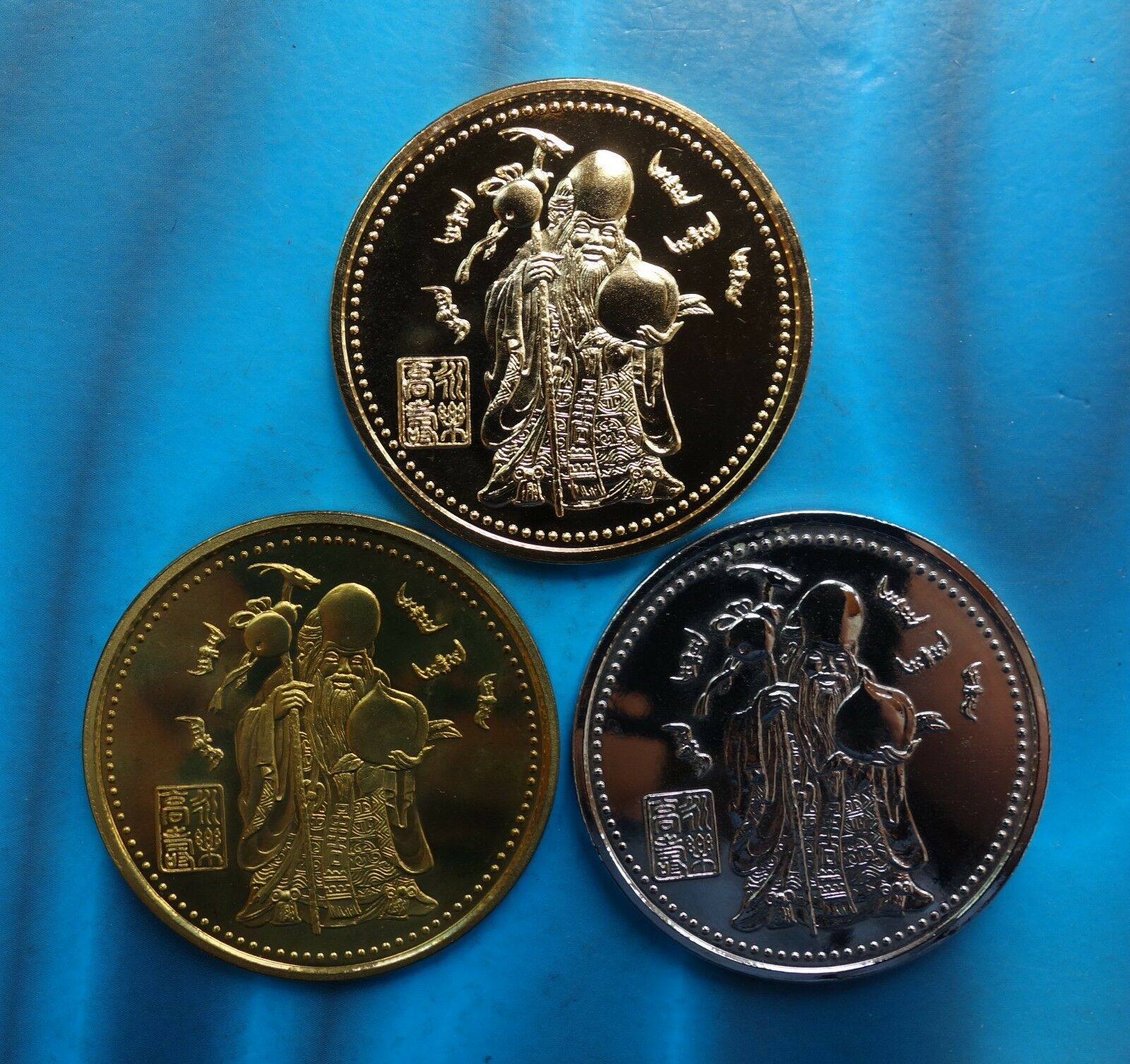 A set of China medal God of Longevity of Industrial & Commercial Bank of China - Fresh Stock Dated February 2026