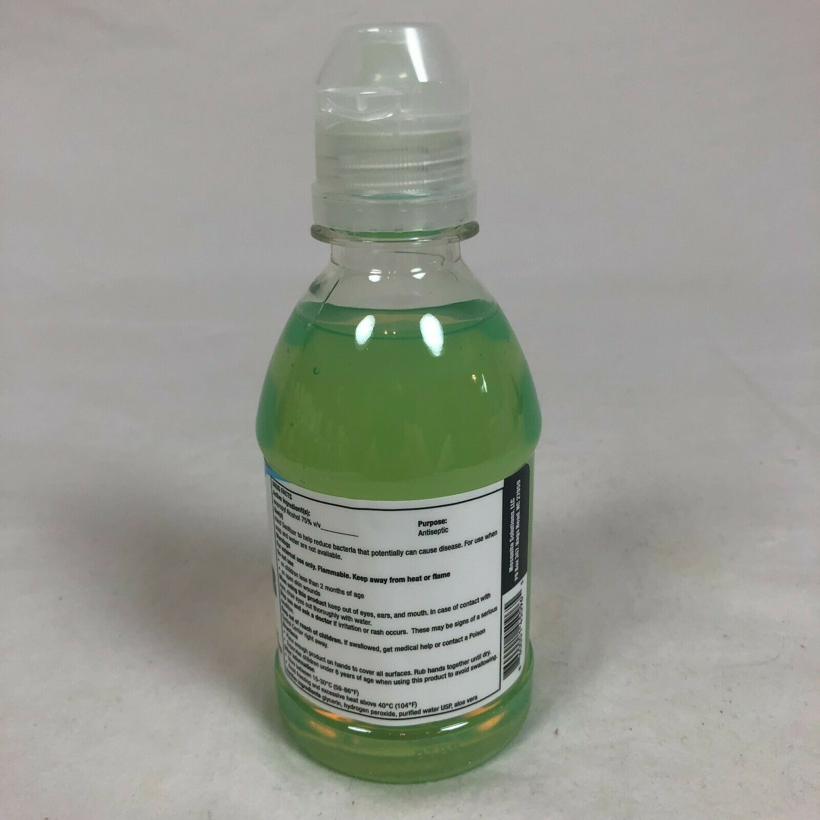 Mosquito Solutions Made in USA Hand Sanitizer 8 Oz./263 ml with Aloe - Fresh Stock Dated February 2026