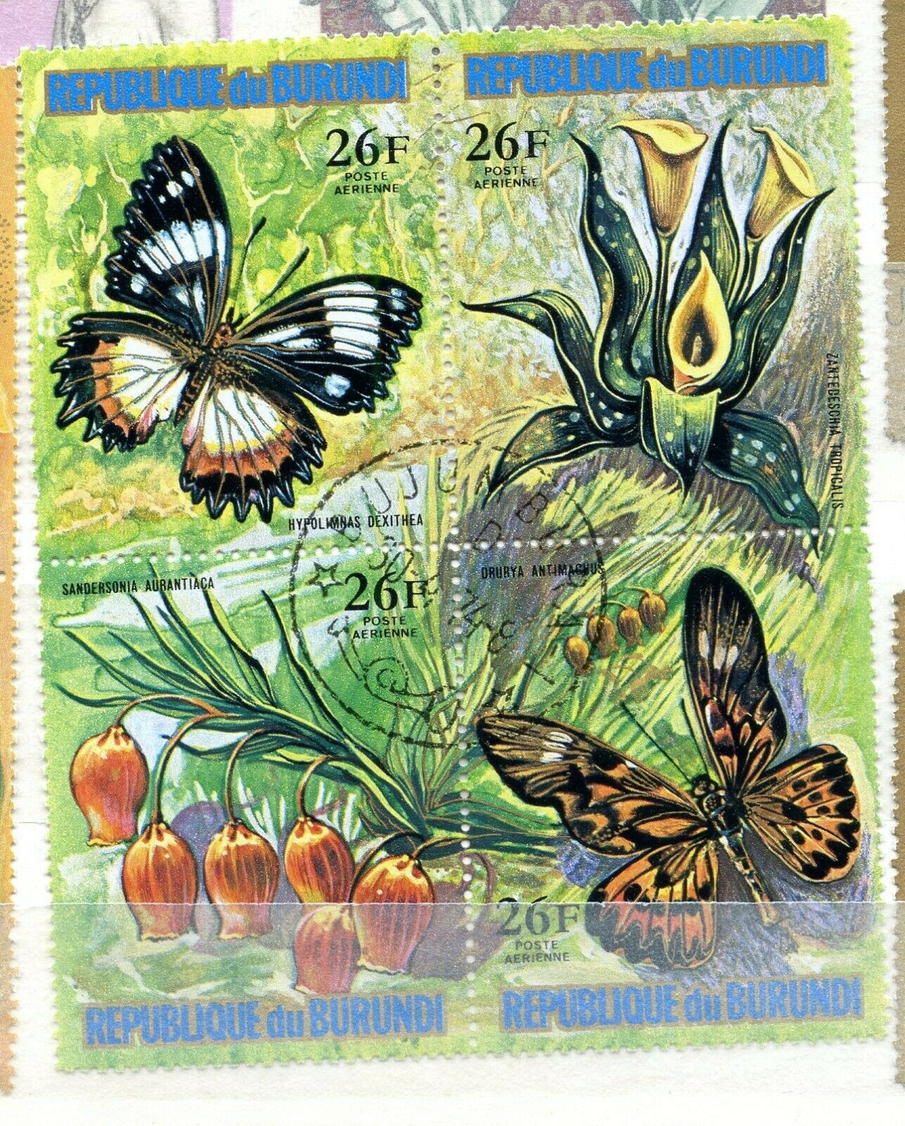 4 Burundi Mint Hinged Used Hinged - Fresh Stock Dated December 2025