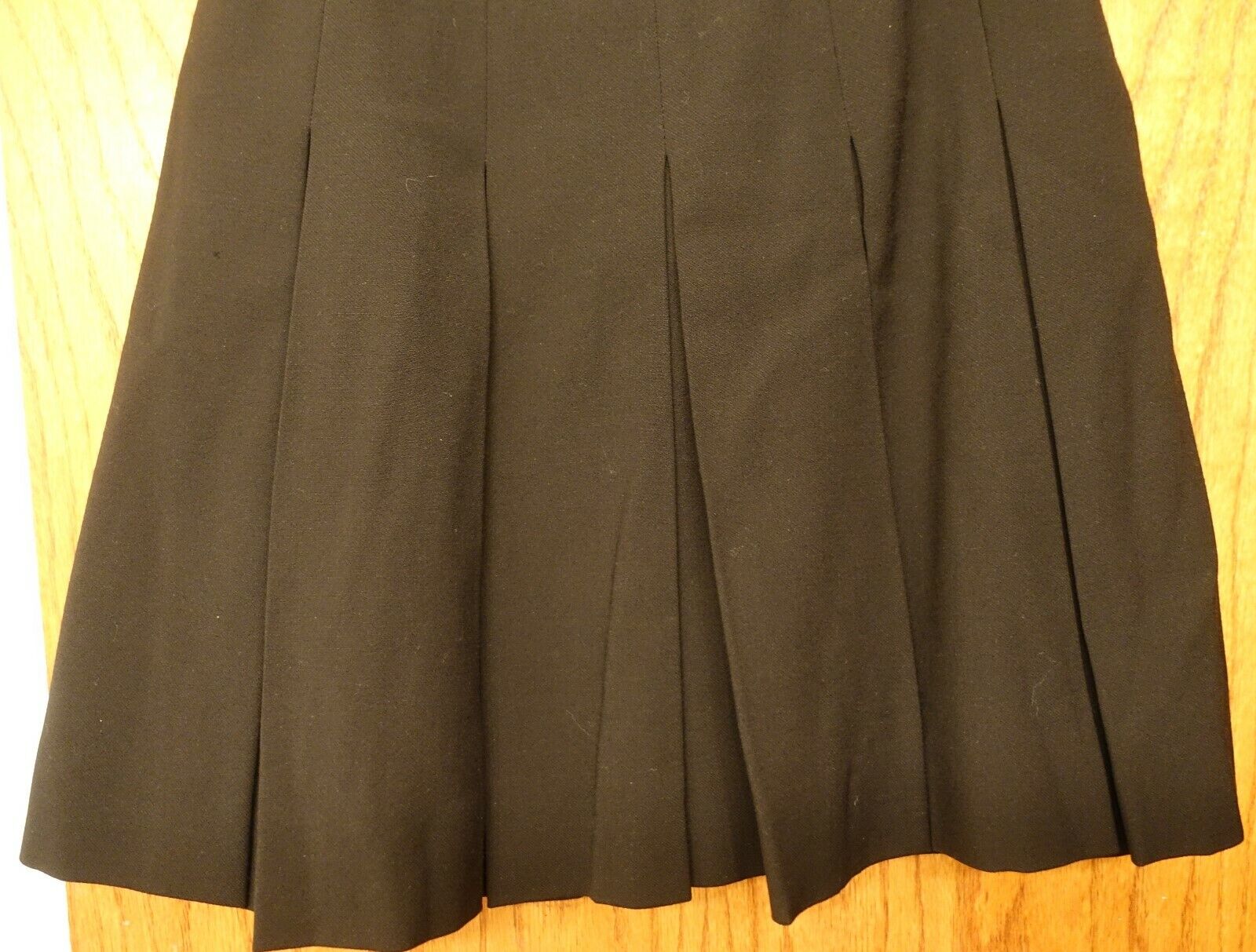 MOSCHINO CHEAP AND CHIC BLACK WOOL KNIFE PLEATED MINI SKIRT VINTAGE 1990S I 40 6 - Fresh Stock Dated March 2026
