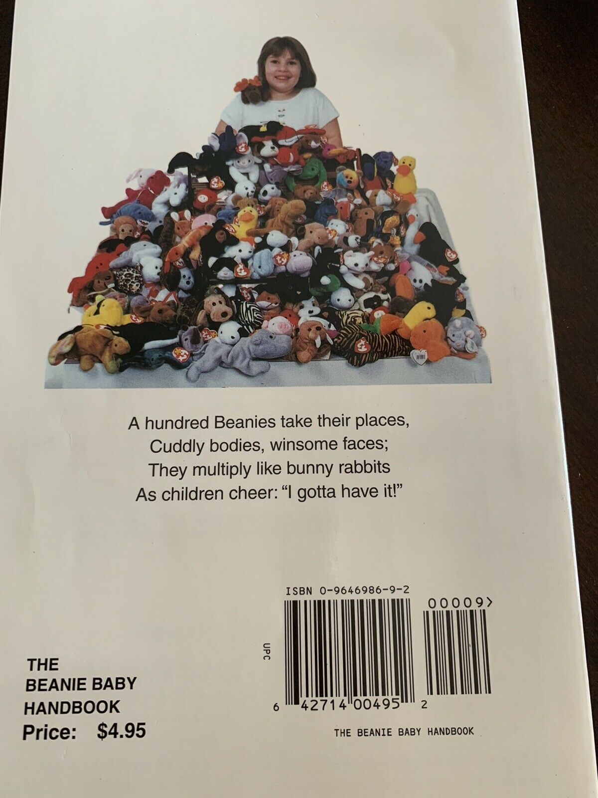 The Beanie Baby Handbook 1997 Scholastic Pocket Edition 128 Pages Les & Sue Fox - Fresh Stock Dated December 2025