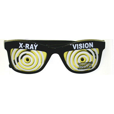 X-Ray Vision Glasses (Choose Your Color) Red Blue Yellow Specs Wayfarer Adult - Fresh Stock Dated February 2026
